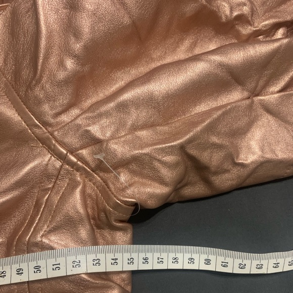 Disney Maleficent Biker Jacket Sleeping Beauty Roses 60th Anniversary Rose Gold! - Picture 6 of 9